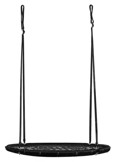 Huśtawka Neo-Sport Bocianie gniazdo NS-104 120 cm Czarna (5903890627201) - obraz 3