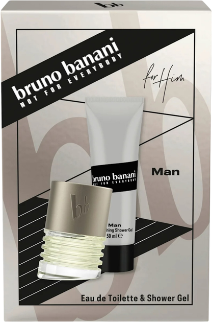 Zestaw męski Bruno Banani Man Woda toaletowa 30 ml + Żel pod prysznic 50 ml (3616303474041) - obraz 1