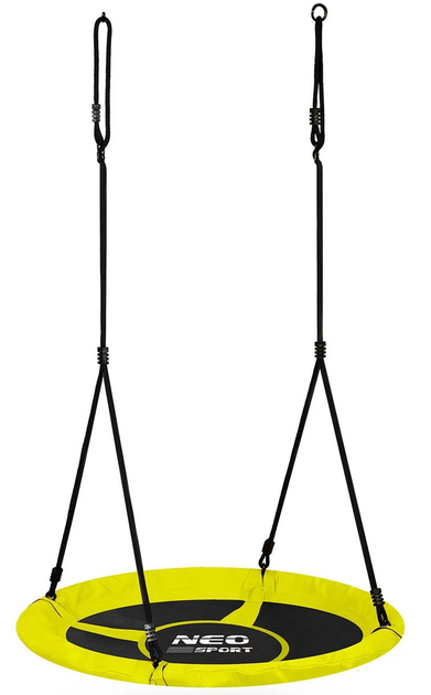 Huśtawka Neo-Sport Bocianie gniazdo Swingo 105 cm Żółta (5903890625313) - obraz 2