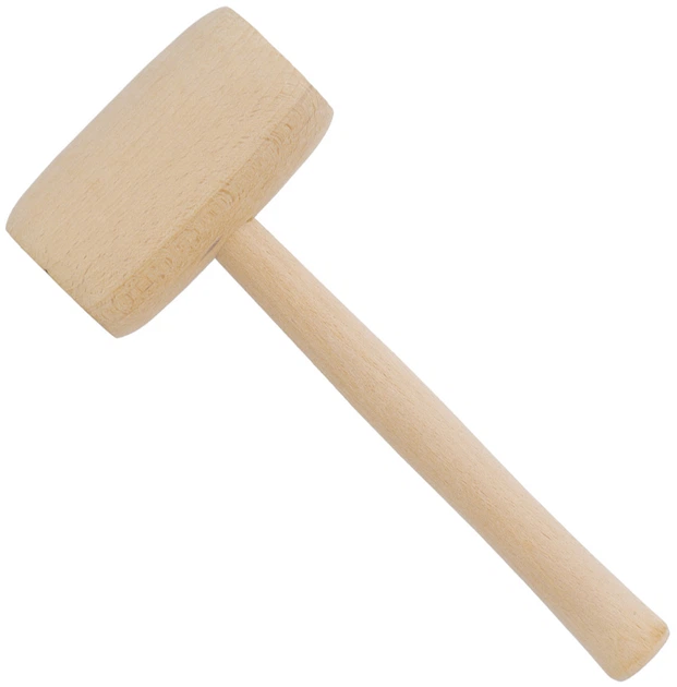 Młotek drewniany VOREL z okrągłym obuchem (33532_v) - obraz 2
