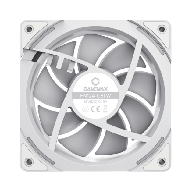 Вентилятор GameMax FN12A C8I (FN12A-C8I-W) White - изображение 4