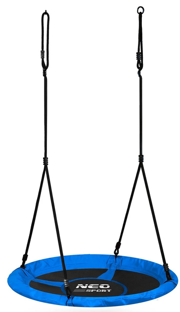 Huśtawka Neo-Sport Bocianie gniazdo Swingo 125 cm Niebieska (5903890625368) - obraz 2