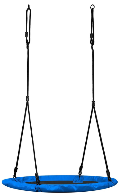 Huśtawka Neo-Sport Bocianie gniazdo Swingo 125 cm Niebieska (5903890625368) - obraz 3