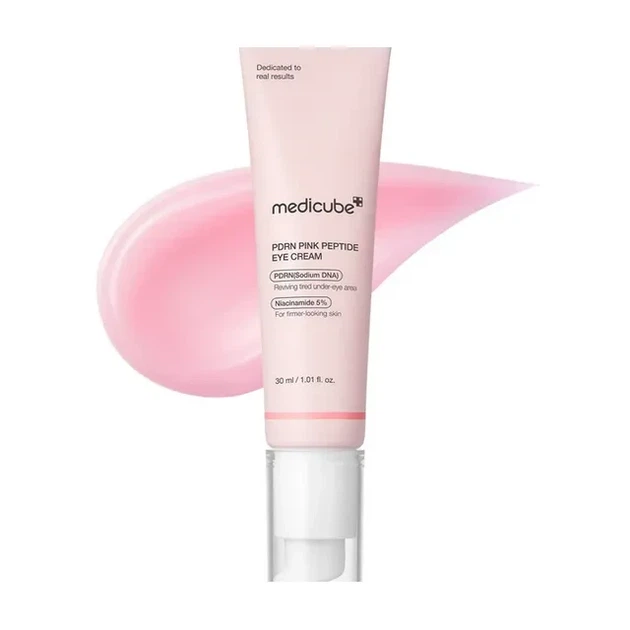 Антивіковий крем для шкіри навколо очей Medicube PDRN Pink Peptide Eye Cream 30 мл - Фото 1 Антивіковий крем для шкіри навколо очей Medicube PDRN Pink Peptide Eye Cream 30 мл - зображення 1