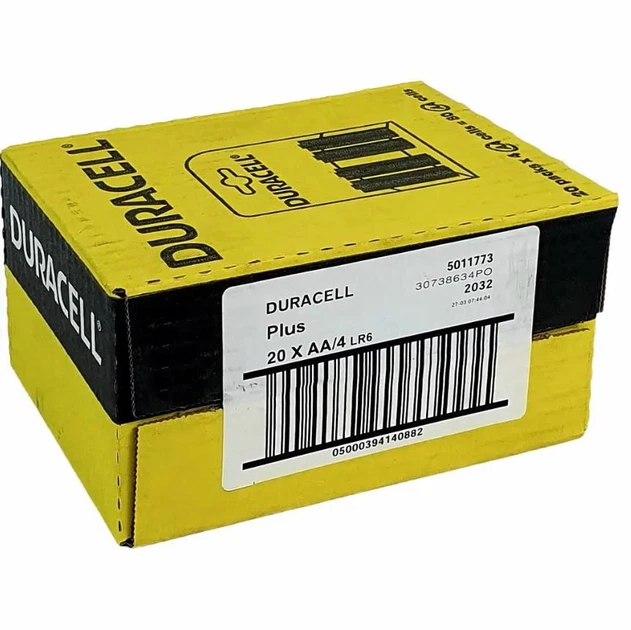 Набор 4шт. Батарейки Duracell Plus LR6 MN1500 AA Дюрасел (пальчиковые АА) Бельгия - Фото 4 Набор 4шт. Батарейки Duracell Plus LR6 MN1500 AA Дюрасел (пальчиковые АА) Бельгия - изображение 4
