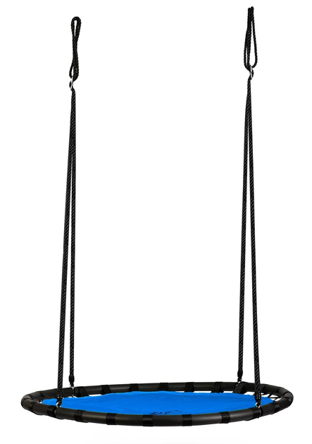Huśtawka Neo-Sport Bocianie gniazdo Swingo 120 cm  Niebieska (5903890627102) - obraz 3