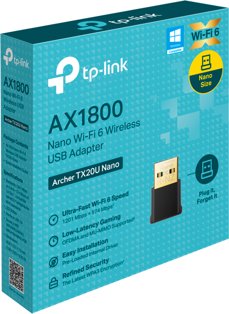 Wi-Fi адаптер TP-LINK Archer TX20U Nano - зображення 2