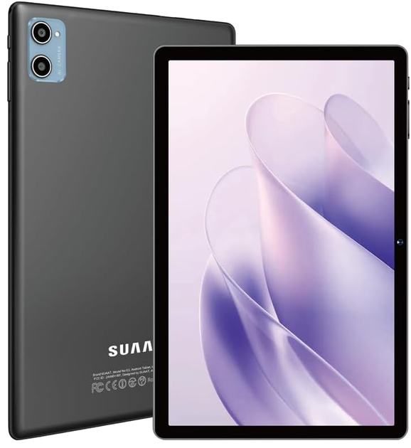Планшет 10.1" SUAAT S3 6+14/128Gb 8 ядер Android 14 Серый - изображение 2