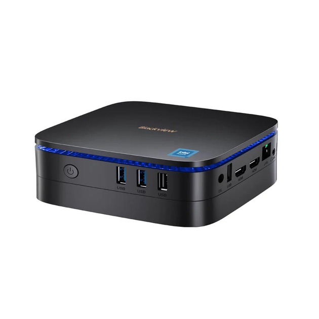 Міні ПК Blackview MP60 / Intel Celeron N5095 / RAM 16GB / SSD 512GB / 2 x HDMI / LAN / Wi-Fi 5 / Bluetooth 4.2 / Windows 11 / Чорний - зображення 5