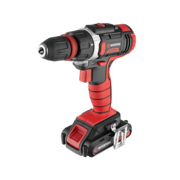 Шуруповерт акумуляторний Intertool 18 В Storm (WT-0317) - Фото 4 Шуруповерт акумуляторний Intertool 18 В Storm (WT-0317) - зображення 4