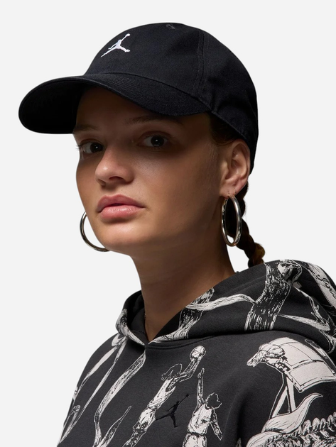 Czapka z daszkiem bejsbolówka Nike U J Club Cap Us Cb Wsh Jm HQ1963-010 M/L Czarna - obraz 3