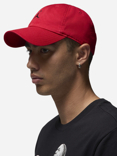 Кепка Nike U J Club Cap Us Cb Wsh Jm HQ1963-687 S/M Червона (197600969025) - зображення 3