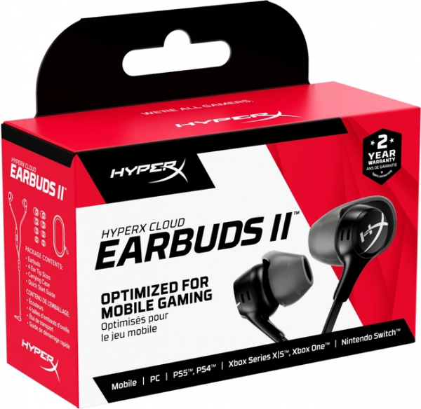 Наушники HyperX Cloud Earbuds ii Black (70n24aa) - изображение 6