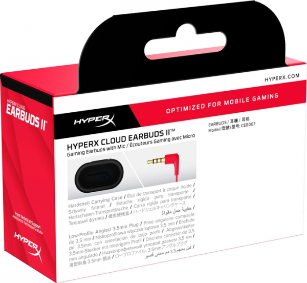 Наушники HyperX Cloud Earbuds ii Red (705l8aa) - изображение 7