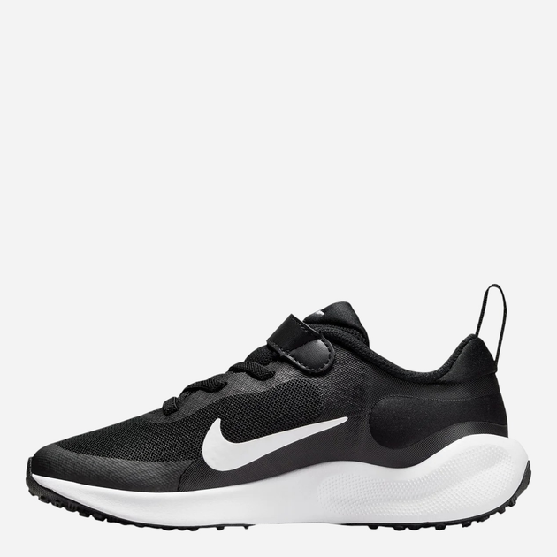 Buty sportowe chłopięce na rzepy Nike Revolution 7 (Psv) FB7690-003 31.5 Czarne - obraz 3