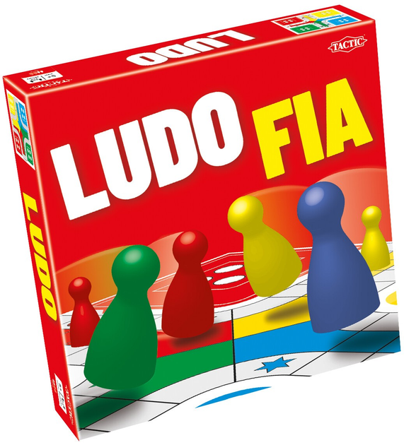 Настільна гра Tactic Ludo (видання данською) (52760) (6416739527604) - зображення 1