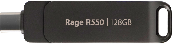 Pendrive Patriot Rage R550 128GB USB 3.2 Gen1 + Type-C Black (PE128GR550DSAD) - obraz 4