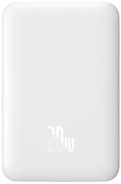 УМБ Baseus Magnetic Mini Air Wireless 10000mAh 20W White (P10059001223-00) - зображення 1