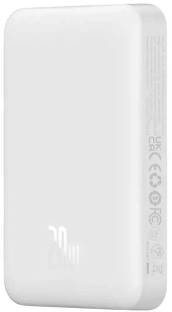 УМБ Baseus Magnetic Mini Air Wireless 10000mAh 20W White (P10059001223-00) - зображення 3