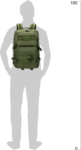 Рюкзак тактичний Kombat UK Trooper Assault Pack 40 л Оливковий (kb-trap-olgr) - зображення 5