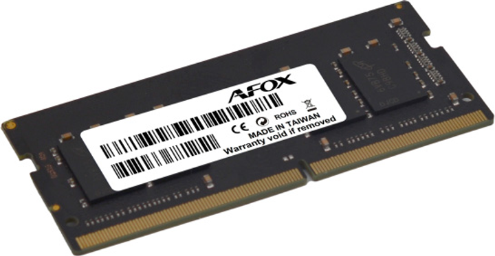 Оперативна памʼять AFOX SO-DIMM DDR4-3200 8192MB PC4-25600 (AFSD48PH1P) - зображення 2