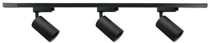 Комплект трекового освітлення X-Line STR-3XGU10-NB 3 x GU10 Black - зображення 2