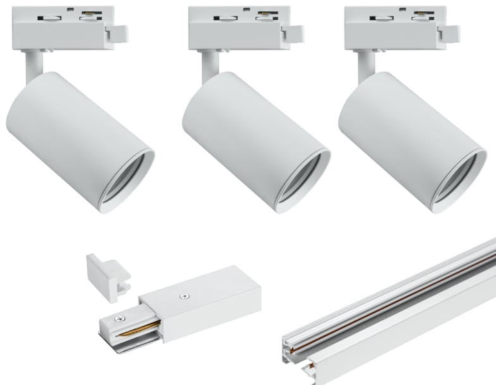 Zestaw oświetlenia szynowego X-Line STR-3XGU10-NW 3 x GU10 White - obraz 1