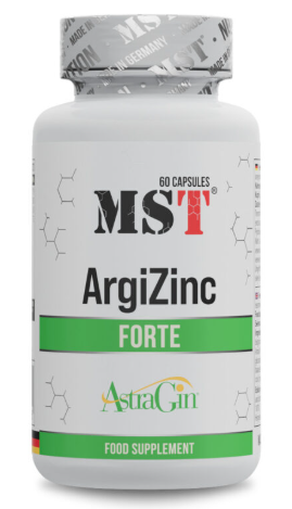 Амінокислота Аргінін та Цинк MST ArgiZinc Forte 60 капс - Фото 1 Амінокислота Аргінін та Цинк MST ArgiZinc Forte 60 капс - зображення 1
