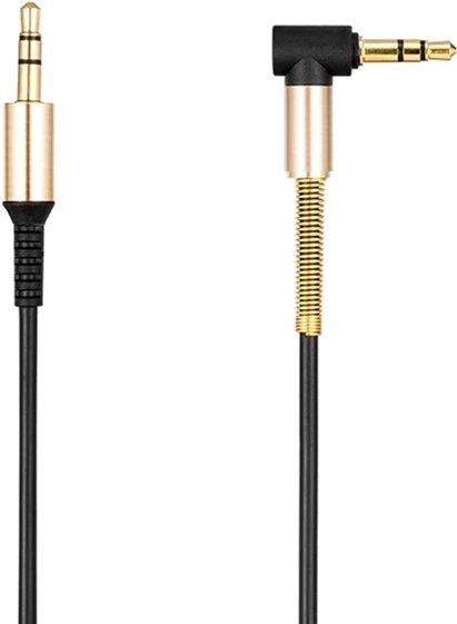 Аудиокабель Hoco UPA02 AUX Spring Audio cable Black (6957531025665) - изображение 4