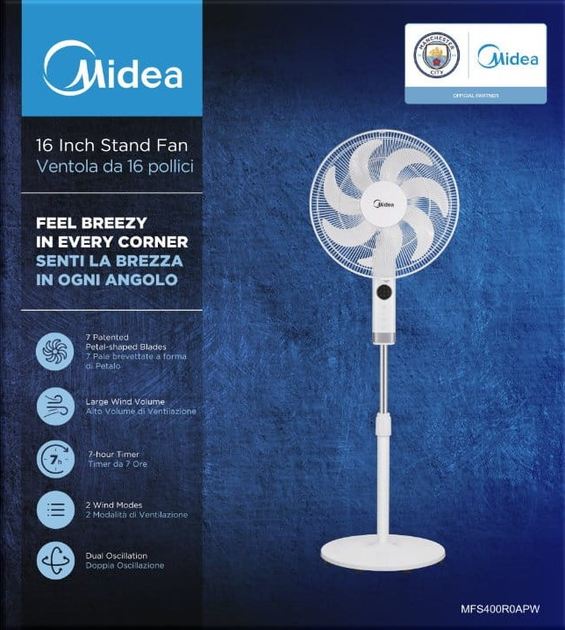 Dublet Wentylator stojący Midea M-FS40-23MR - obraz 9