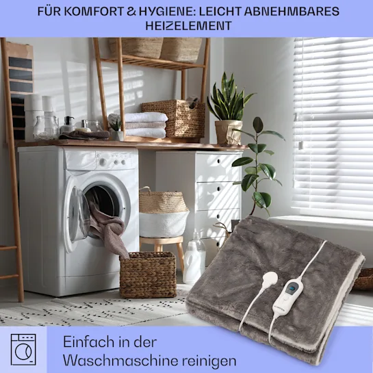 Электрическое одеяло Klarstein Watson SuperSoft 120 Вт 180 x 130 см - изображение 3