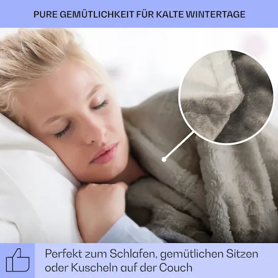 Электрическое одеяло Klarstein Watson SuperSoft 120 Вт 180 x 130 см - изображение 4