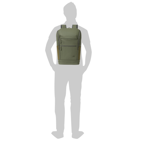 Рюкзак для ноутбука RIVACASE Eden 7856 15.6" Olive green (7856 (Olive green)) - изображение 20