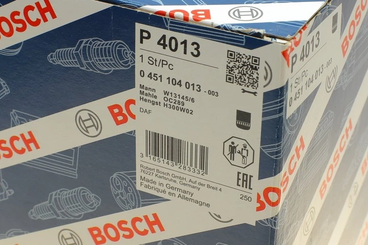 Масляный фильтр BOSCH 0451104013 5021107419 - изображение 5