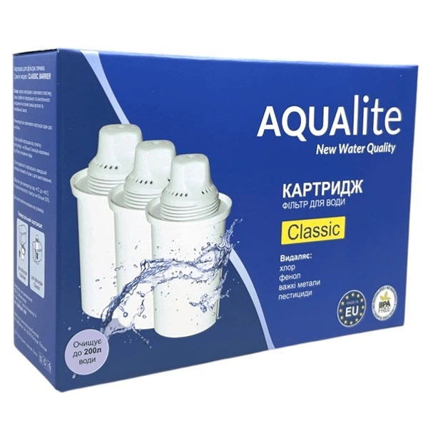 Картридж AQUALITE CLASSIC (для фільтрів Barrier, Brita Classic, Ecosoft) упаковка 3шт - зображення 5