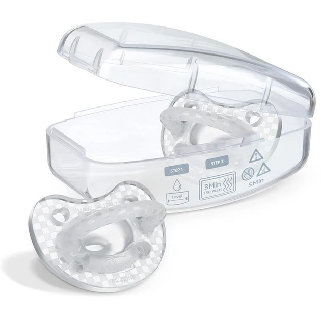 Пустушка Chicco Physioforma Crystal силіконова від 16 до 36 місяців, 2шт. 73086.31 - зображення 3