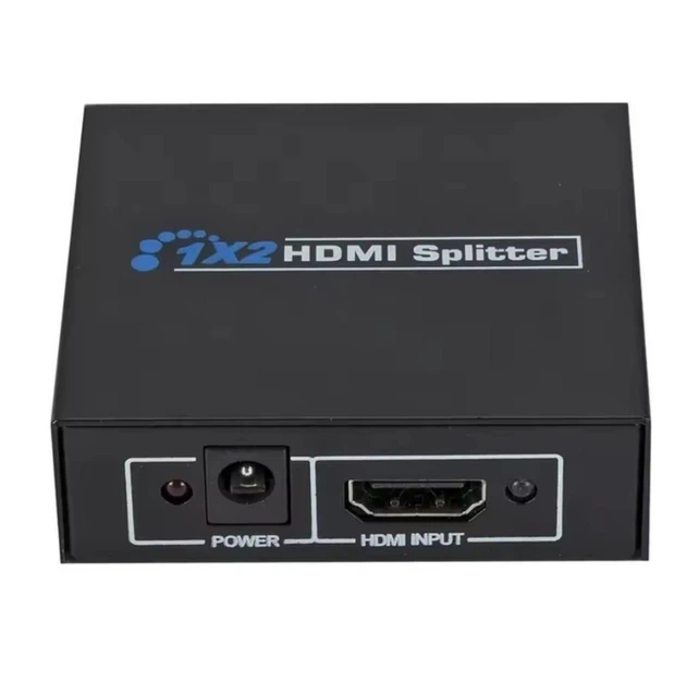 HDMI разветвитель на 2 порта HDMI SPLITTER 1 in 2 / Черный - изображение 3