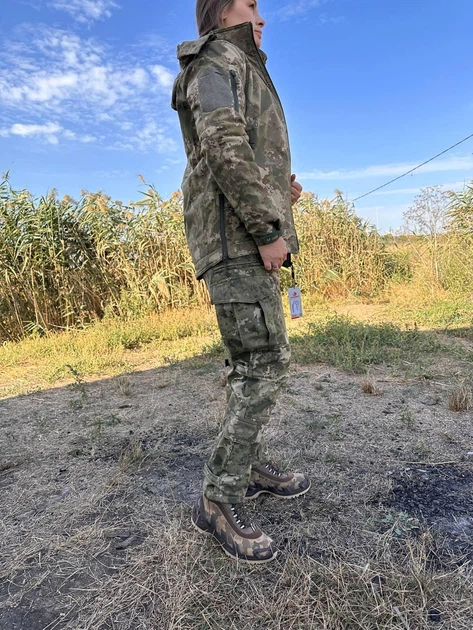 Куртка тактична камуфляж Жіноча COMBAT Soft-Shell камуфляж ЗСУ S L - зображення 2