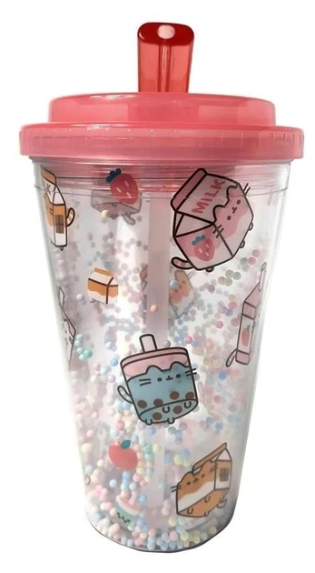 Кружка Puckator пластикова Pusheen 450 мл CUP78 (5055071788314) - зображення 1