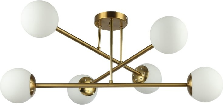 Підвісна люстра DPM SL-0034 6 x E27 Gold (5906881230886) - зображення 1