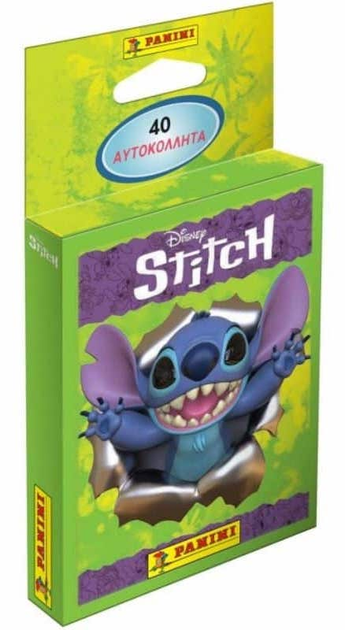 Набір колекційних карток Panini Disney: Stitch 2025 - 40 Stickers Multipack Blister 107511 (8051708011371) - зображення 1