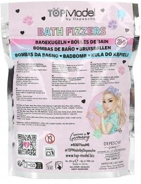 Zestaw zabawkowy do kąpieli Depesche Kule Top Model BEAUTY&ME 13242A (4010070692568) - obraz 4