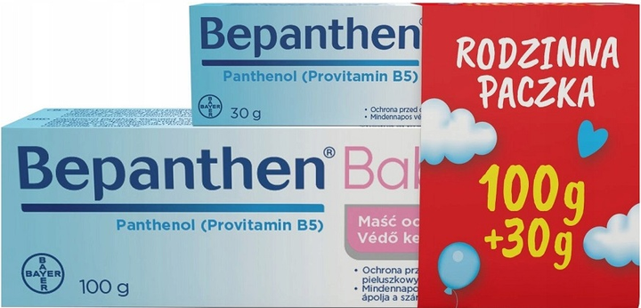 Захисна мазь Bayer Bepanthen Baby під підгузки 100 г + 30 г (5908229300602) - зображення 1
