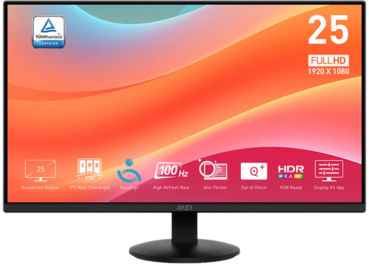Монітор 24.5" MSI PRO MP252L - зображення 1