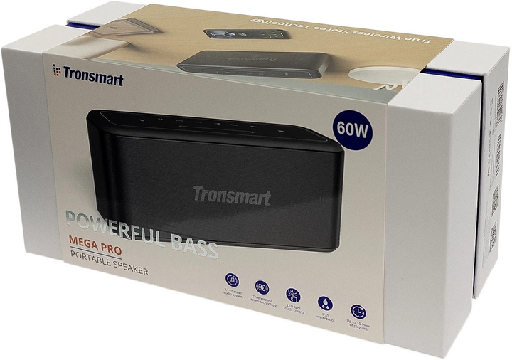 Акустична система Tronsmart Element Mega Pro 60W Black (6970232013809) - зображення 6