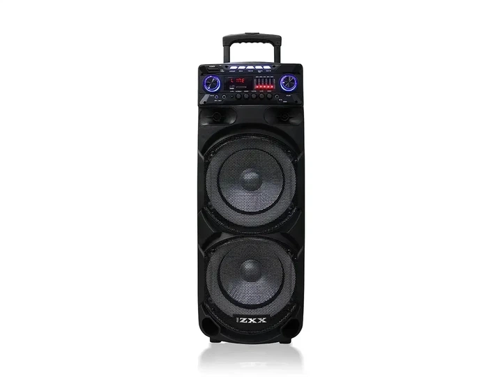 Акустическая переносная колонка ZXX-9292 60Вт 10" 72х43х34см TWS/FM/USB/TF/SD/BT/REC/EQ/LED/2MIC/ДУ 1шт - изображение 5