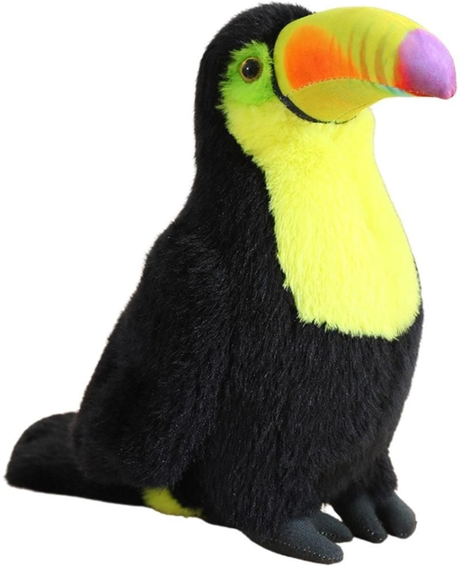 М'яка іграшка Lean Toys Тукан Жовтий 30 см 13823 (5905991033141) - зображення 1