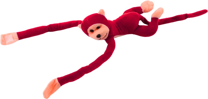 М'яка іграшка Lean Toys Мавпа зі звуком Червона 80 см 16818 (5905884451359) - зображення 2