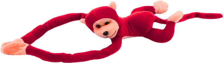 М'яка іграшка Lean Toys Мавпа зі звуком Червона 80 см 16818 (5905884451359) - зображення 3