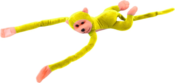 М'яка іграшка Lean Toys Мавпа зі звуком Жовта 80 см 16821 (5905884451380) - зображення 2